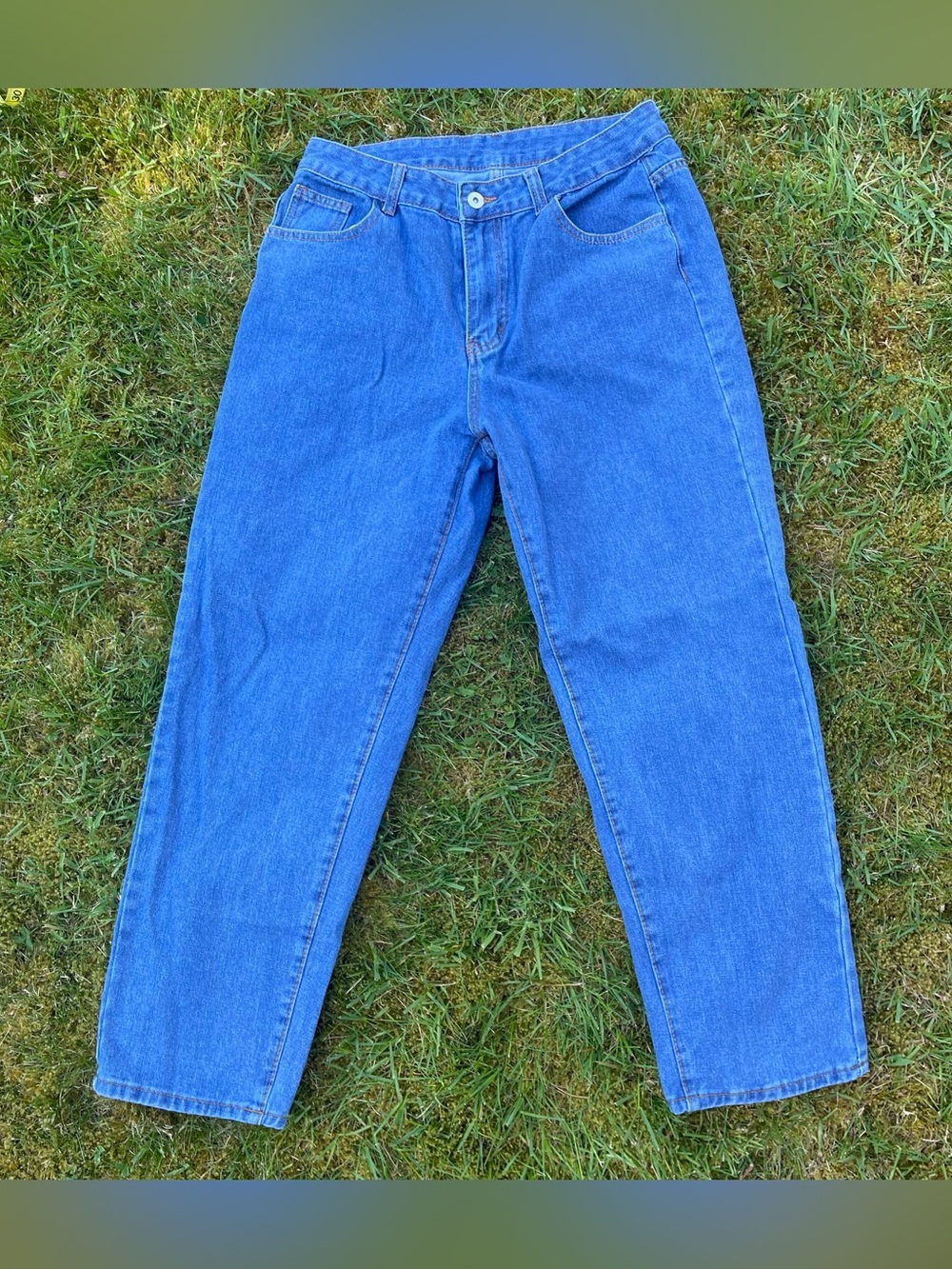 Classic High Waisted Denim Jeans
